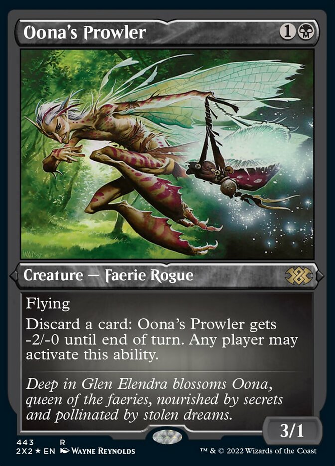Oona's Prowler (Foil Etched) [Double Masters 2022] | I Want That Stuff Brandon