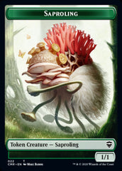 Illusion // Saproling Double-Sided Token [Commander Legends Tokens] | I Want That Stuff Brandon