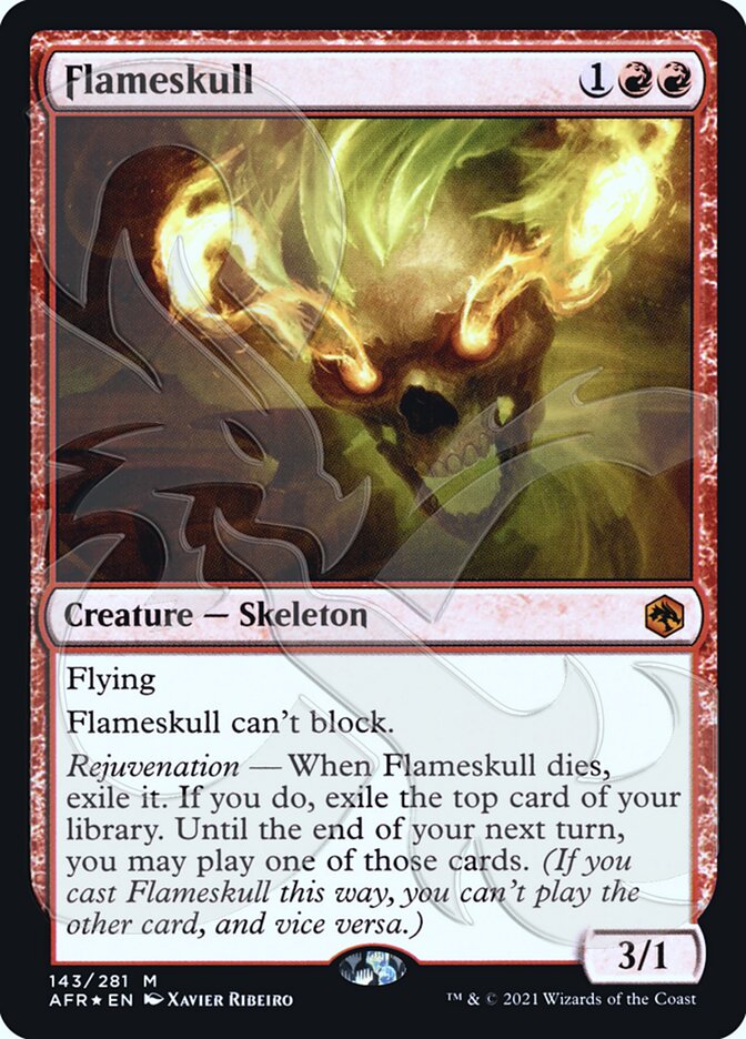 Flameskull (Ampersand Promo) [Dungeons & Dragons: Adventures in the Forgotten Realms Promos] | I Want That Stuff Brandon