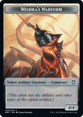 Mishra's Warform // Inkling Double-Sided Token [The Brothers' War Commander Tokens] | I Want That Stuff Brandon