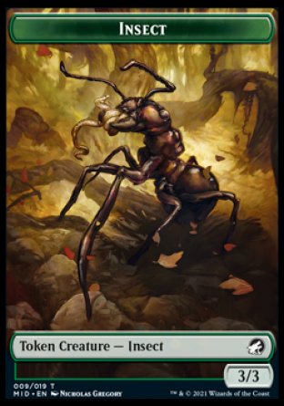 Insect Token [Innistrad: Midnight Hunt Tokens] | I Want That Stuff Brandon