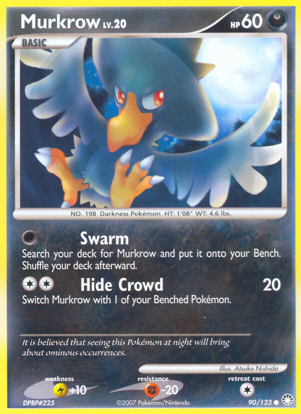 Murkrow (90/123) [Diamond & Pearl: Mysterious Treasures] | I Want That Stuff Brandon