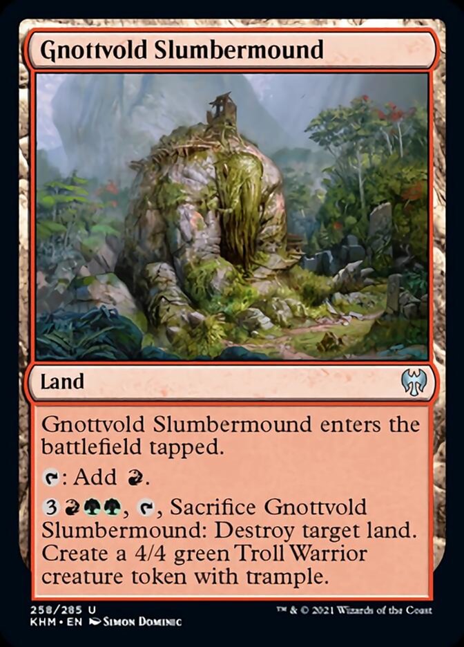 Gnottvold Slumbermound [Kaldheim] | I Want That Stuff Brandon