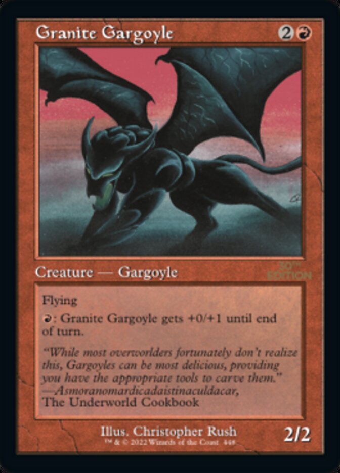 Granite Gargoyle (Retro) [30th Anniversary Edition] | I Want That Stuff Brandon