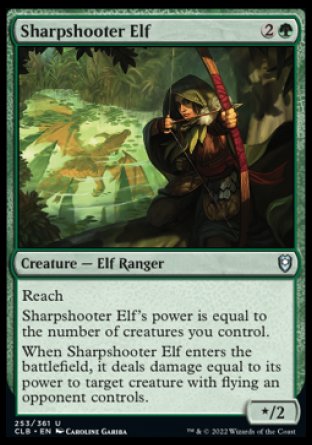 Sharpshooter Elf [Commander Legends: Battle for Baldur's Gate] | I Want That Stuff Brandon