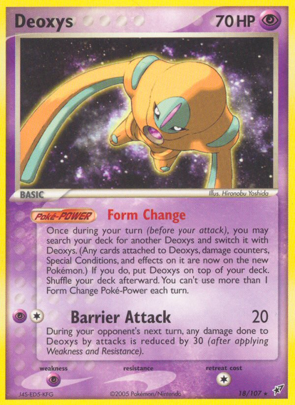 Deoxys (18/107) [EX: Deoxys] | I Want That Stuff Brandon