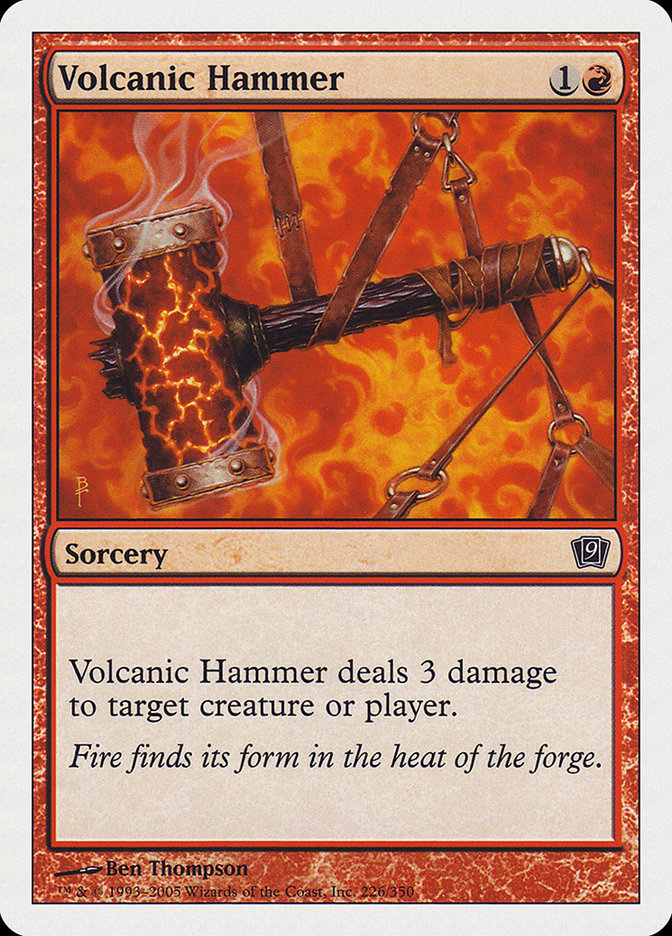 Volcanic Hammer [Ninth Edition] | I Want That Stuff Brandon