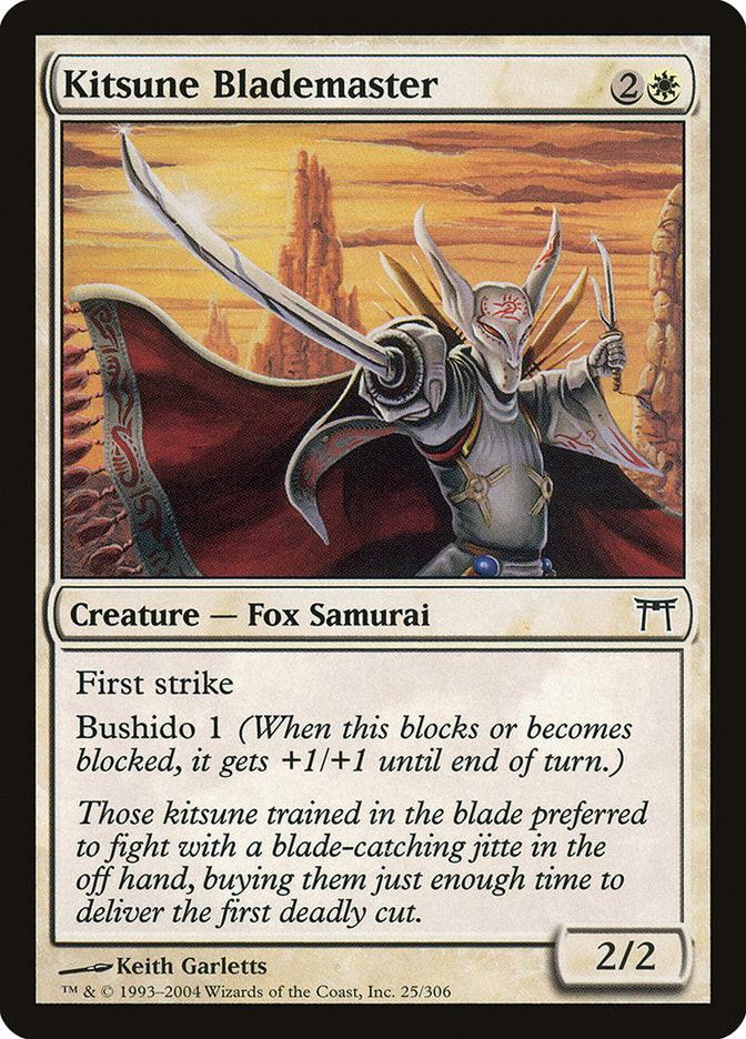 Kitsune Blademaster [Champions of Kamigawa] | I Want That Stuff Brandon