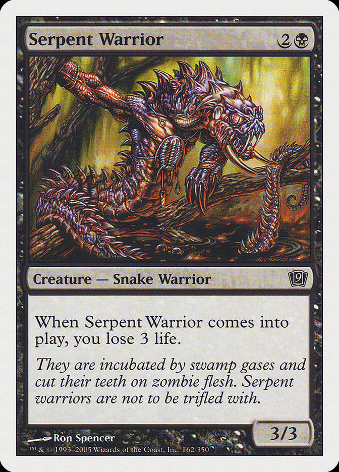 Serpent Warrior [Ninth Edition] | I Want That Stuff Brandon