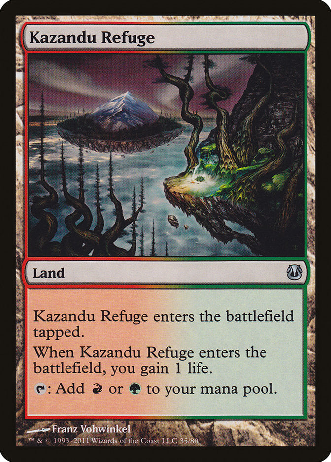 Kazandu Refuge [Duel Decks: Ajani vs. Nicol Bolas] | I Want That Stuff Brandon