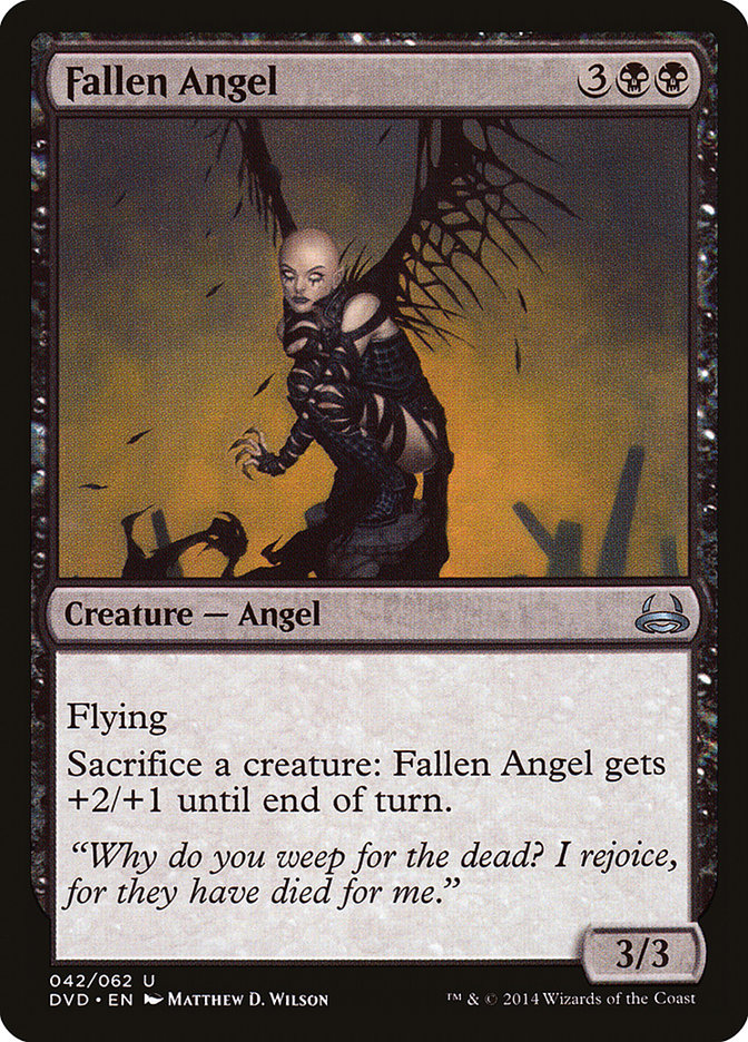 Fallen Angel (Divine vs. Demonic) [Duel Decks Anthology] | I Want That Stuff Brandon