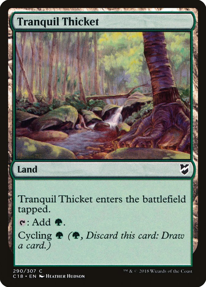 Tranquil Thicket [Commander 2018] | I Want That Stuff Brandon
