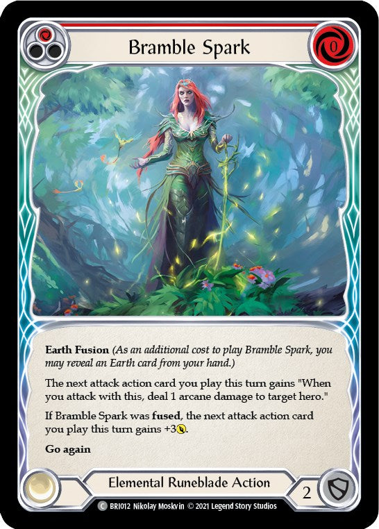 Bramble Spark (Red) [BRI012] (Tales of Aria Briar Blitz Deck)  1st Edition Normal | I Want That Stuff Brandon