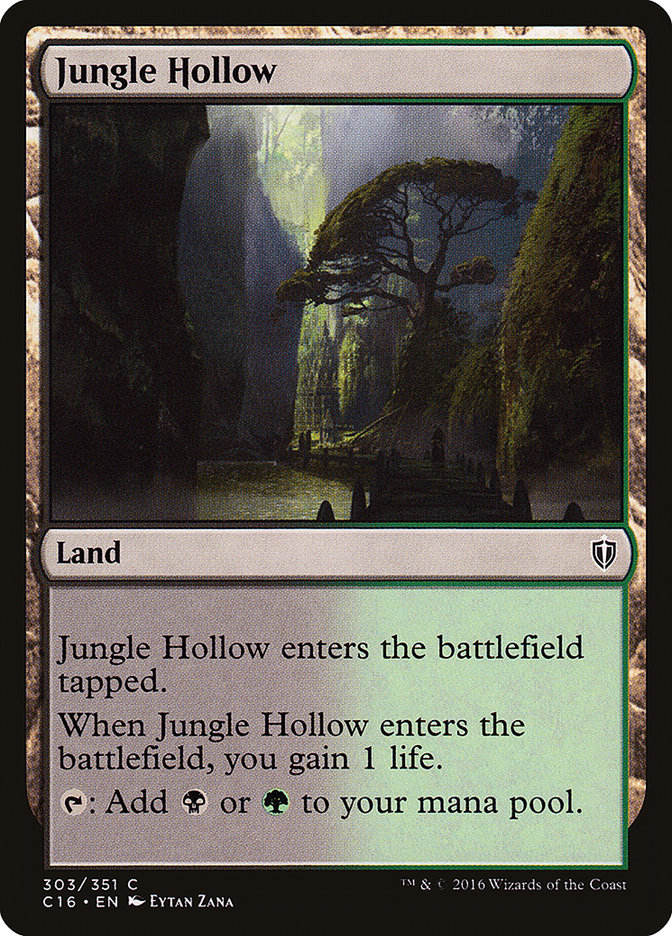 Jungle Hollow [Commander 2016] | I Want That Stuff Brandon