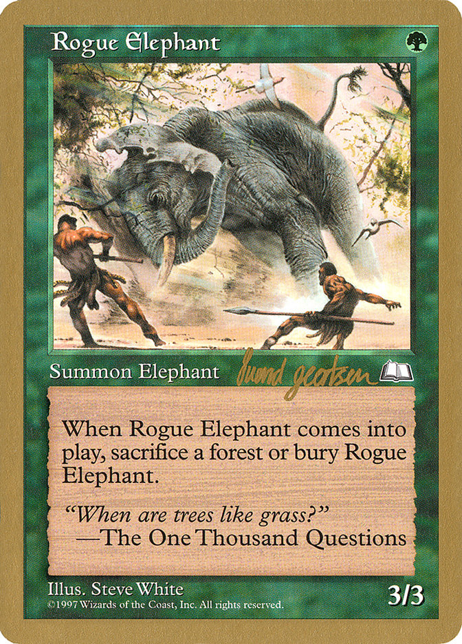 Rogue Elephant (Svend Geertsen) [World Championship Decks 1997] | I Want That Stuff Brandon