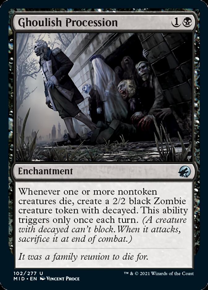 Ghoulish Procession [Innistrad: Midnight Hunt] | I Want That Stuff Brandon