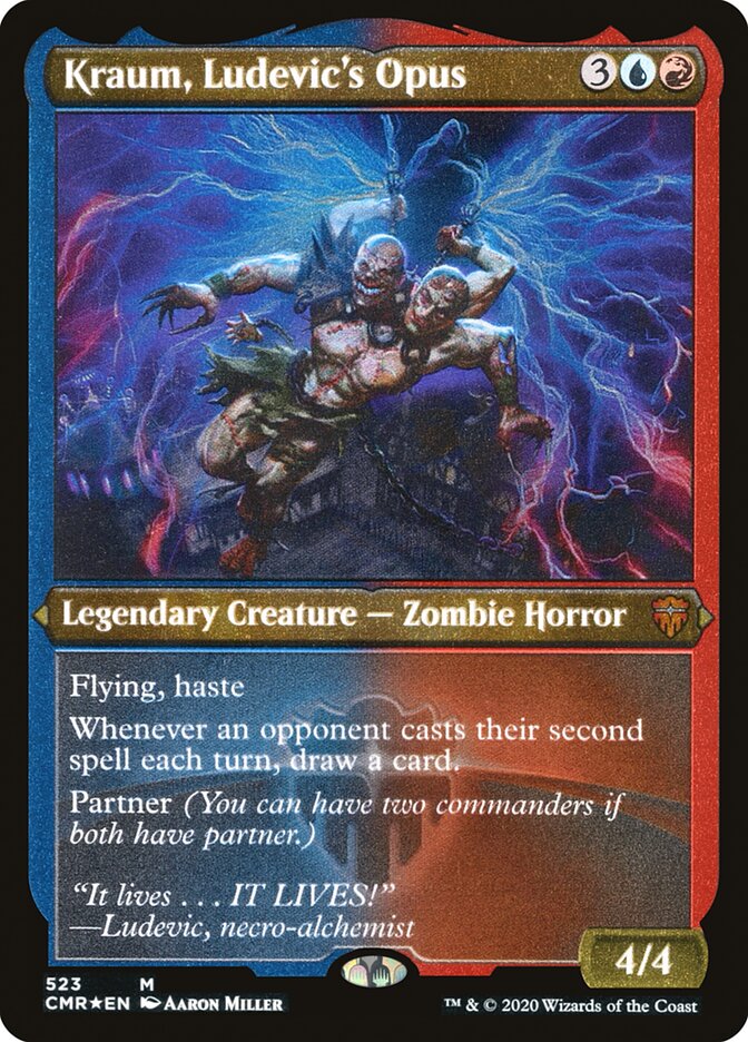 Kraum, Ludevic's Opus (Etched) [Commander Legends] | I Want That Stuff Brandon