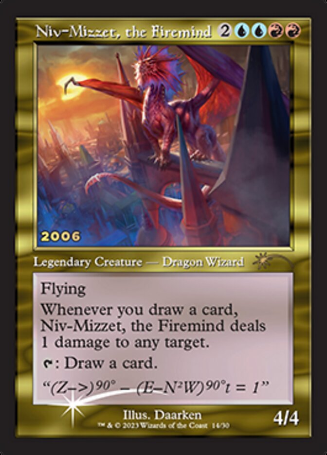 Niv-Mizzet, the Firemind [30th Anniversary Promos] | I Want That Stuff Brandon