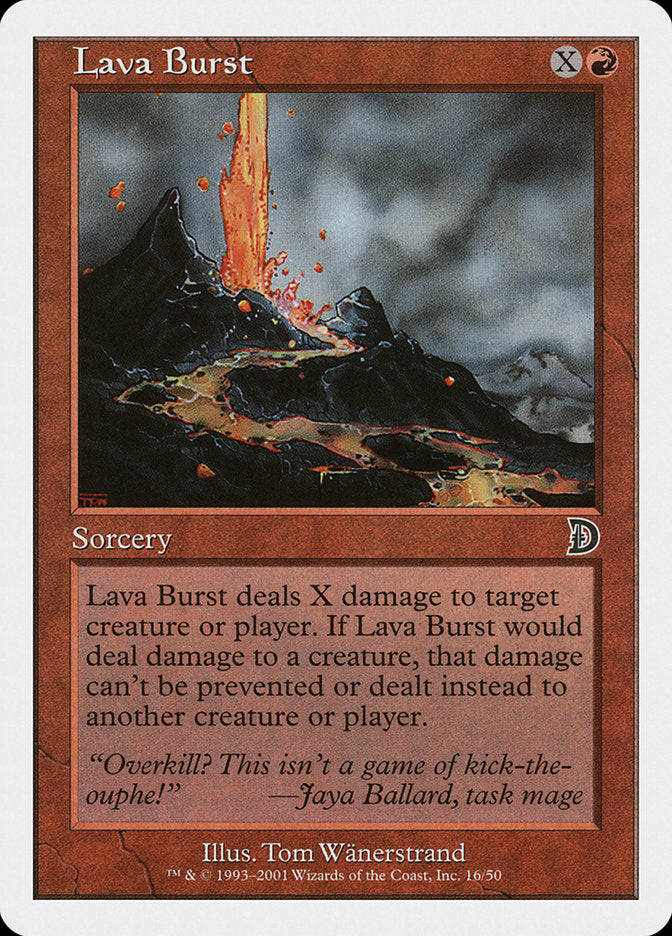 Lava Burst [Deckmasters] | I Want That Stuff Brandon