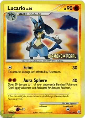 Lucario (6/130) [Burger King Promos: 2008 Collection] | I Want That Stuff Brandon