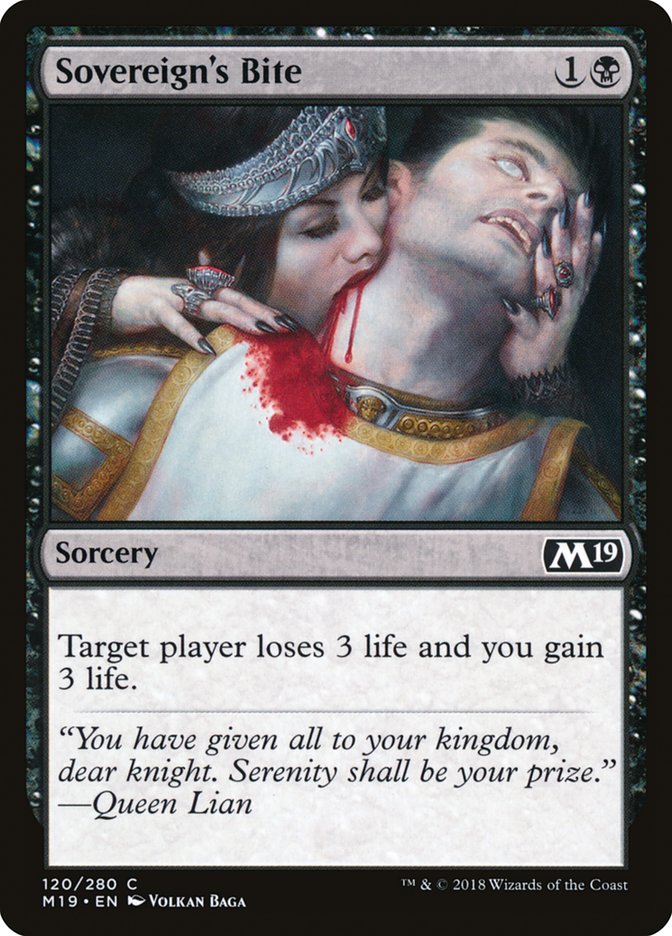 Sovereign's Bite [Core Set 2019] | I Want That Stuff Brandon