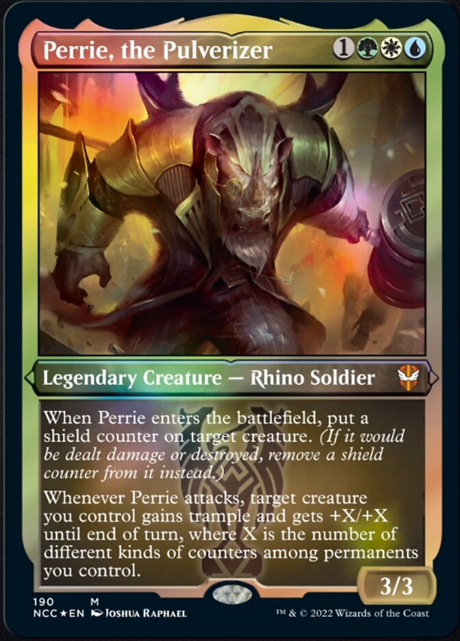 Perrie, the Pulverizer (Display Commander) [Streets of New Capenna Commander] | I Want That Stuff Brandon