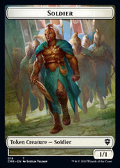 Cat // Soldier Double-Sided Token [Commander Legends Tokens] | I Want That Stuff Brandon