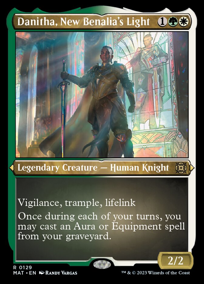 Danitha, New Benalia's Light (Foil Etched) [March of the Machine: The Aftermath] | I Want That Stuff Brandon