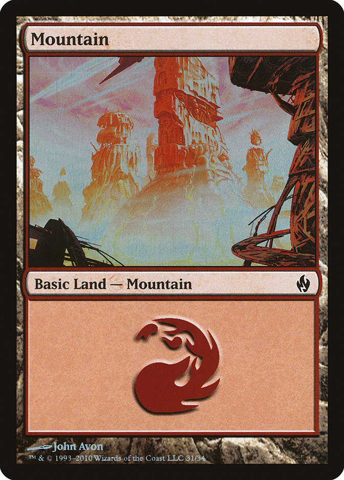 Mountain (31) [Premium Deck Series: Fire and Lightning] | I Want That Stuff Brandon
