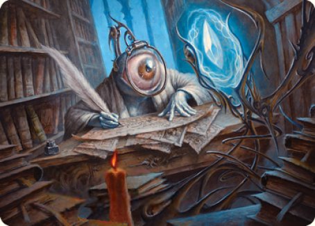 Unblinking Observer Art Card [Innistrad: Midnight Hunt Art Series] | I Want That Stuff Brandon