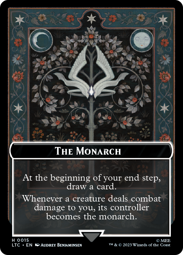 The Monarch // Treasure Double-Sided Token [The Lord of the Rings: Tales of Middle-Earth Commander Tokens] | I Want That Stuff Brandon