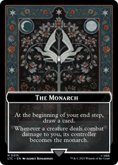 The Monarch // Treasure Double-Sided Token [The Lord of the Rings: Tales of Middle-Earth Commander Tokens] | I Want That Stuff Brandon