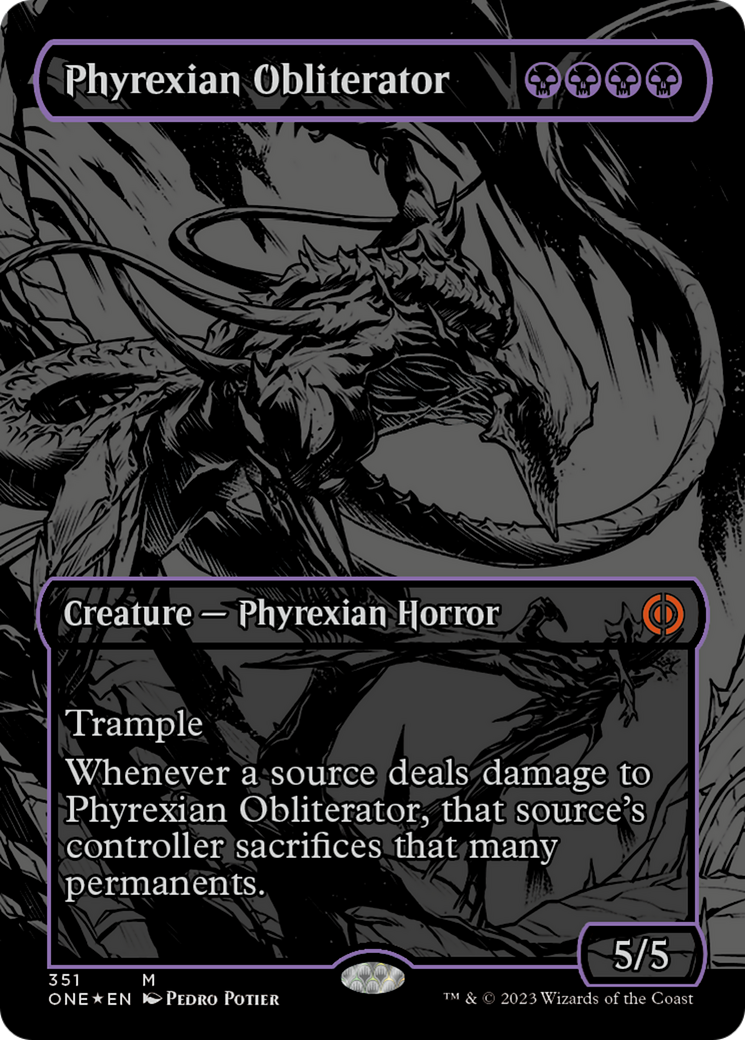 Phyrexian Obliterator (Oil Slick Raised Foil) [Phyrexia: All Will Be One] | I Want That Stuff Brandon