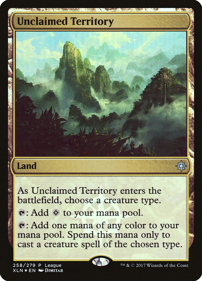 Unclaimed Territory (League) [Ixalan Promos] | I Want That Stuff Brandon