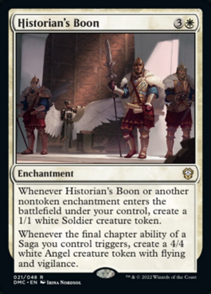 Historian's Boon [Dominaria United Commander] | I Want That Stuff Brandon