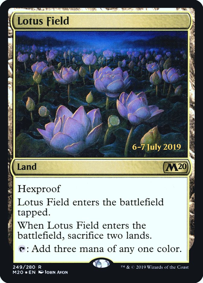 Lotus Field [Core Set 2020 Prerelease Promos] | I Want That Stuff Brandon