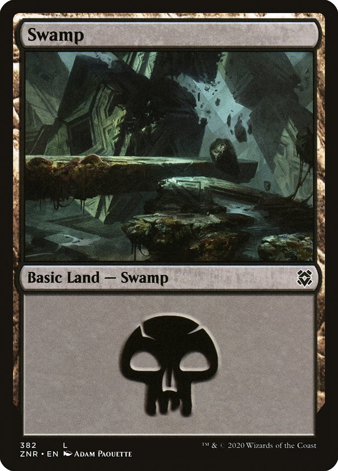 Swamp (382) [Zendikar Rising] | I Want That Stuff Brandon