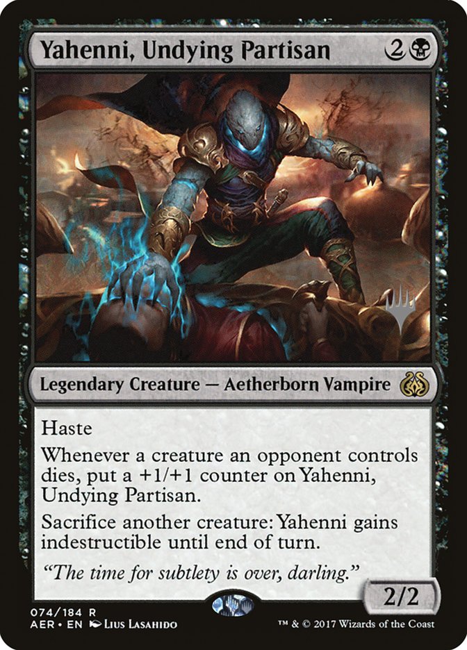 Yahenni, Undying Partisan (Promo Pack) [Aether Revolt Promos] | I Want That Stuff Brandon