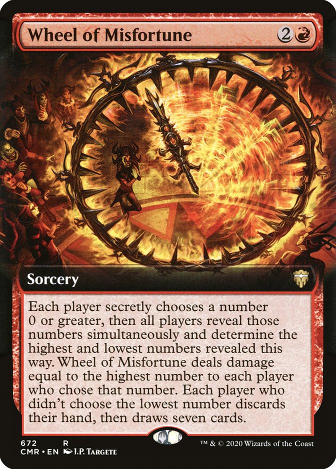 Wheel of Misfortune (Extended Art) [Commander Legends] | I Want That Stuff Brandon