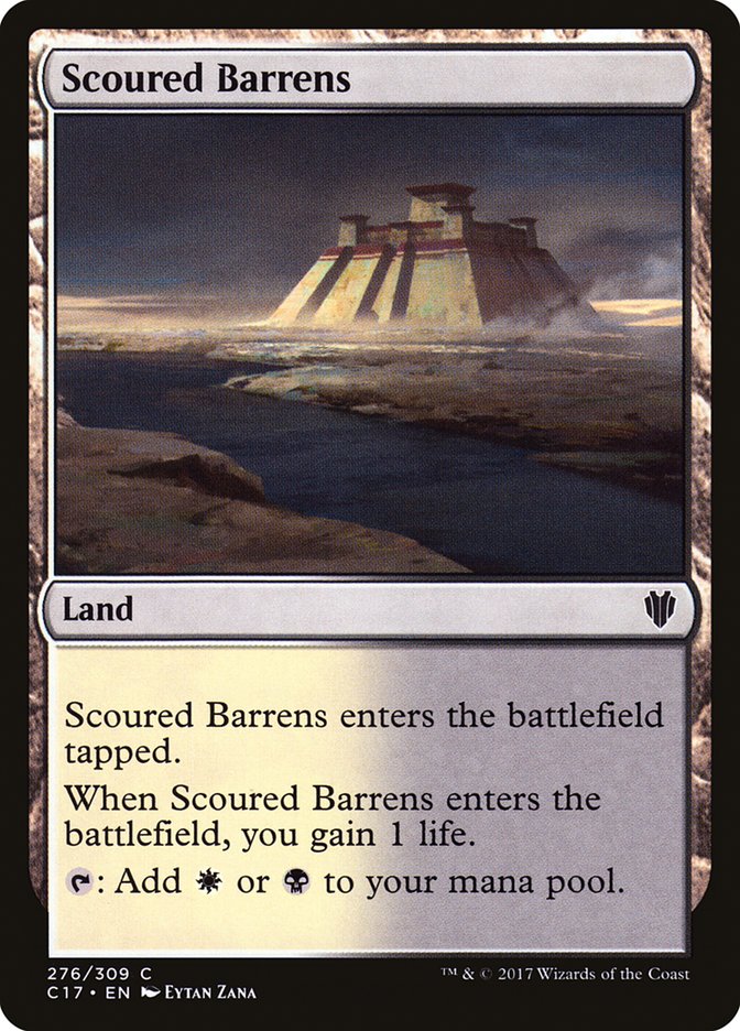 Scoured Barrens [Commander 2017] | I Want That Stuff Brandon