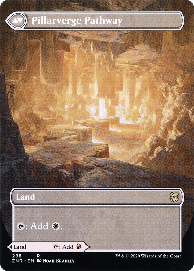 Needleverge Pathway // Pillarverge Pathway (Borderless Alternate Art) [Zendikar Rising] | I Want That Stuff Brandon