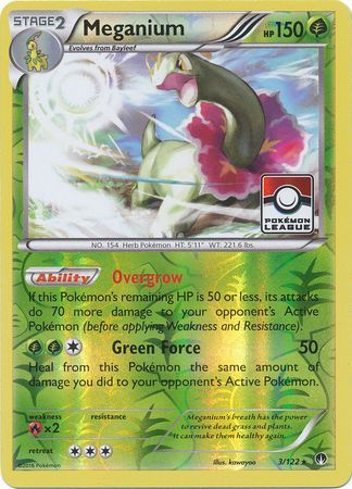 Meganium (3/122) (League Promo) [XY: BREAKpoint] | I Want That Stuff Brandon