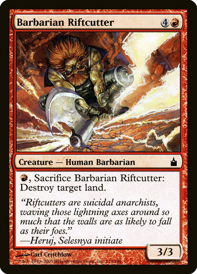 Barbarian Riftcutter [Ravnica: City of Guilds] | I Want That Stuff Brandon