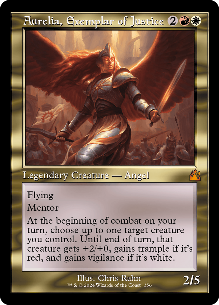 Aurelia, Exemplar of Justice (Retro) [Ravnica Remastered] | I Want That Stuff Brandon