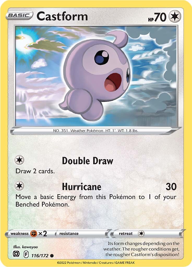 Castform (116/172) [Sword & Shield: Brilliant Stars] | I Want That Stuff Brandon