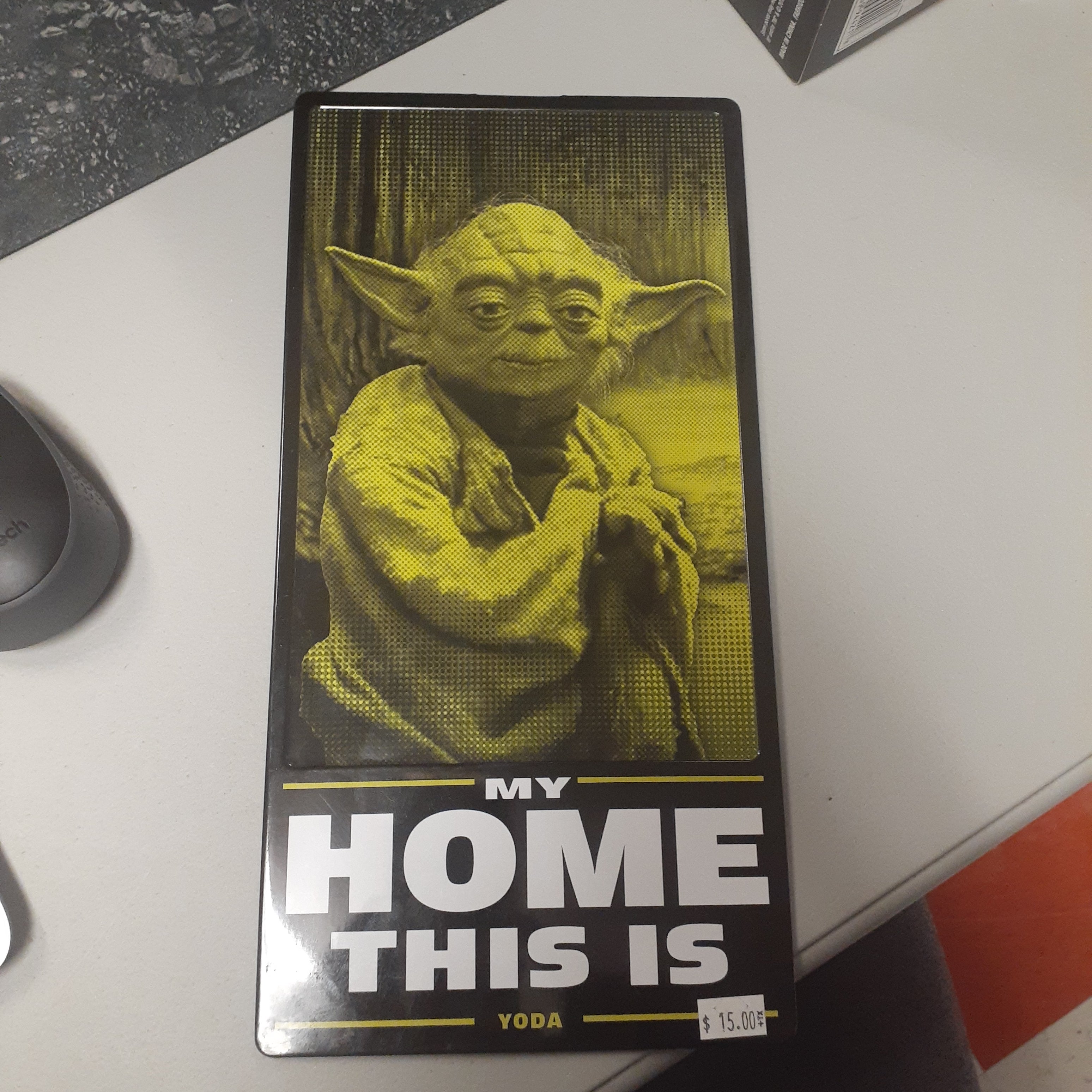 Yoda Tin Home Sign | I Want That Stuff Brandon