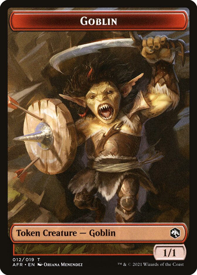 Clue // Goblin Double-Sided Token [Dungeons & Dragons: Adventures in the Forgotten Realms Commander Tokens] | I Want That Stuff Brandon