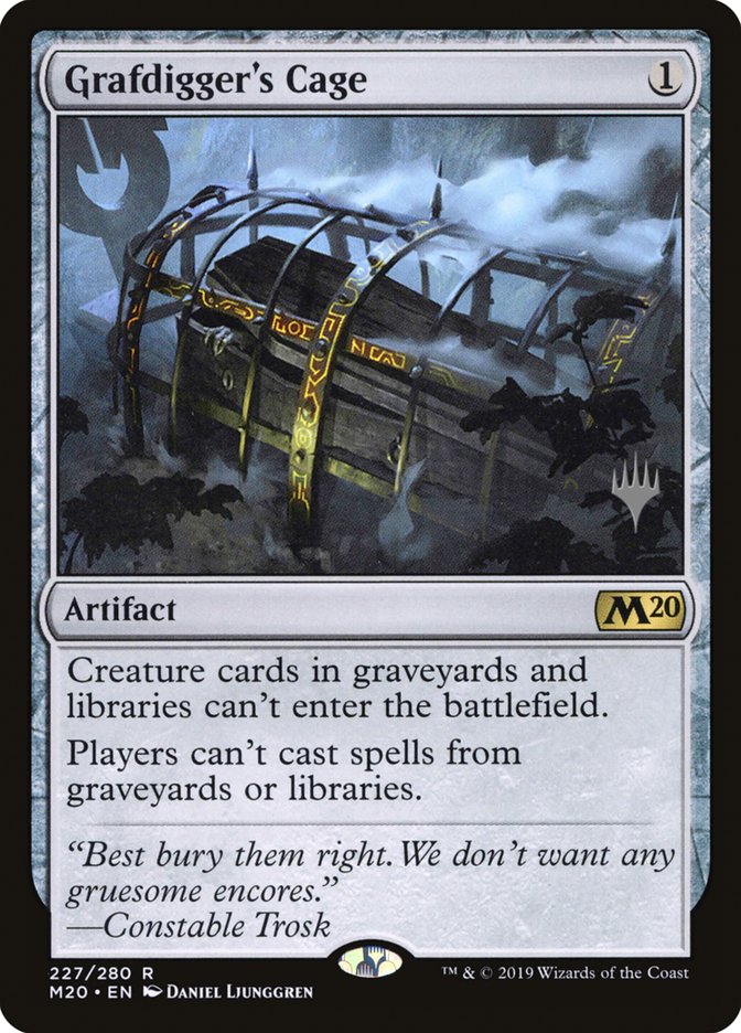 Grafdigger's Cage (Promo Pack) [Core Set 2020 Promos] | I Want That Stuff Brandon