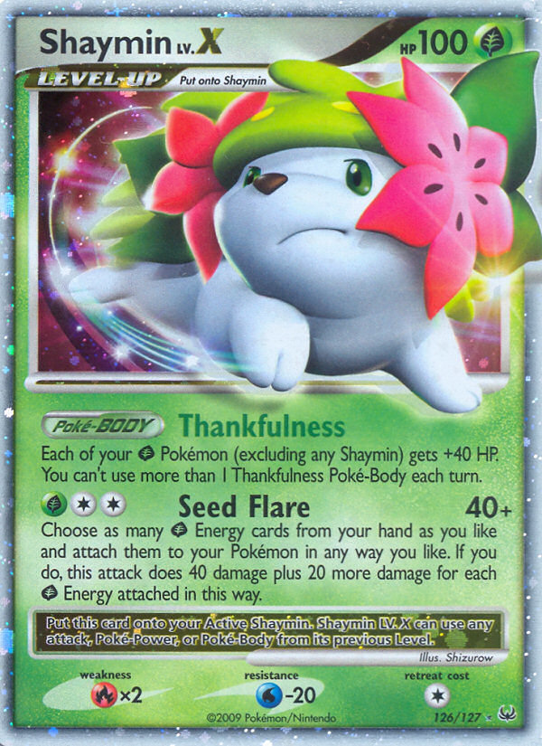 Shaymin LV.X (126/127) [Platinum: Base Set] | I Want That Stuff Brandon