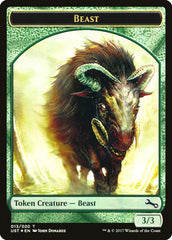 Beast // Beast Double-Sided Token [Unstable Tokens] | I Want That Stuff Brandon